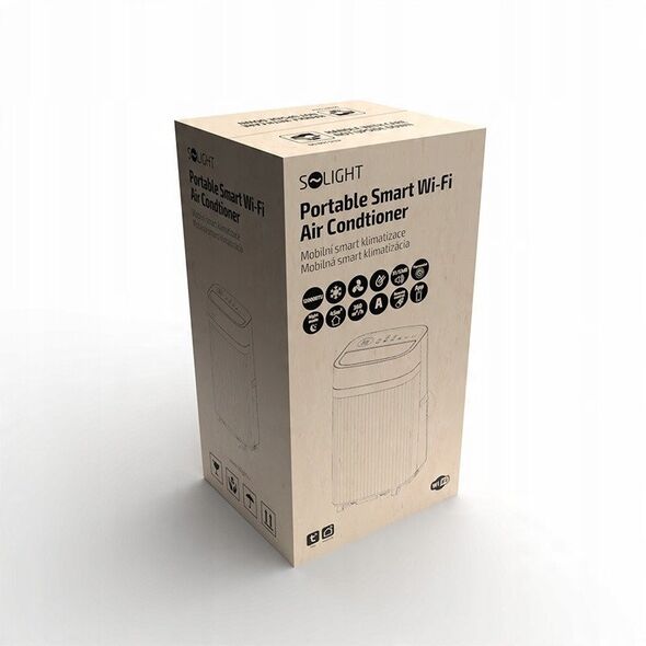 Φορητό κλιματιστικό Solight 12000 BTU, έξυπνο WiFi, ψύξη, αφύγρανση, ανεμιστήρας