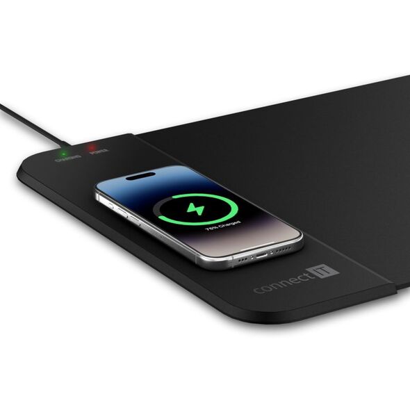 Connect IT CMP-2500-LG mouse pad Gaming pad Black
