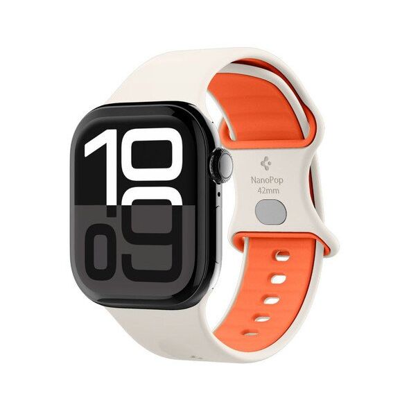 SPIGEN NANO POP APPLE WATCH 6 / 7 / 8 / 9 / 10 / SE / ULTRA 1 / 2 (44 / 45 / 46 / 49 MM) ΠΟΡΤΟΚΑΛΙ ΜΠΕΖ