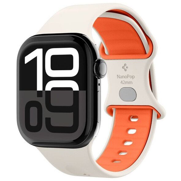 SPIGEN NANO POP APPLE WATCH 6 / 7 / 8 / 9 / 10 / SE / ULTRA 1 / 2 (44 / 45 / 46 / 49 MM) ΠΟΡΤΟΚΑΛΙ ΜΠΕΖ