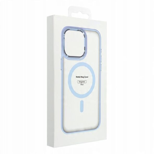 Futerał MATTE MAG COVER kompatybilny z MagSafe do SAMSUNG S25 niebieski