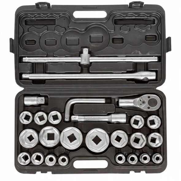 Zestaw narzędzi 26el. 3/4" 1" (6-kątnych)