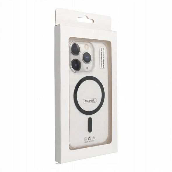 Drop Glue Colorful Ring Mag Cover kompatybilny z MagSafe pasuje do IPHONE 16 PRO MAX czarny