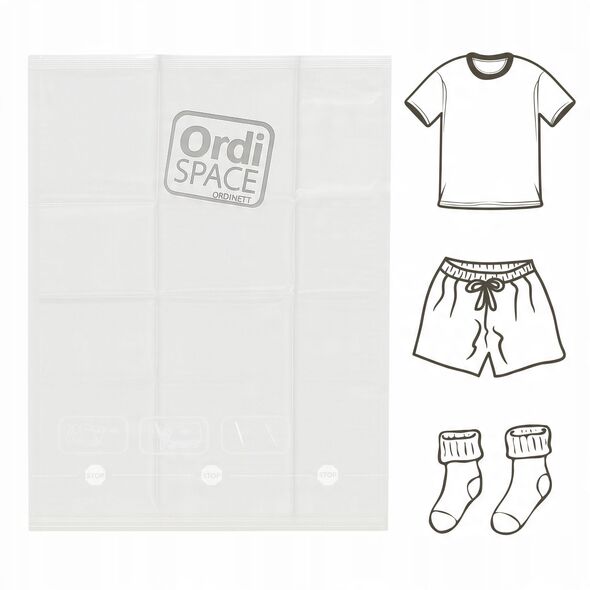 Σακούλα κενού Ordispace Roll Up Travel 42x50cm 8000303311119
