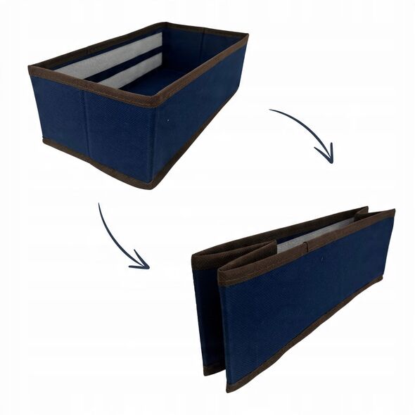 Κουτί με διαχωριστικά M 30 5x15 5x10cm Μπλε 8004226010104