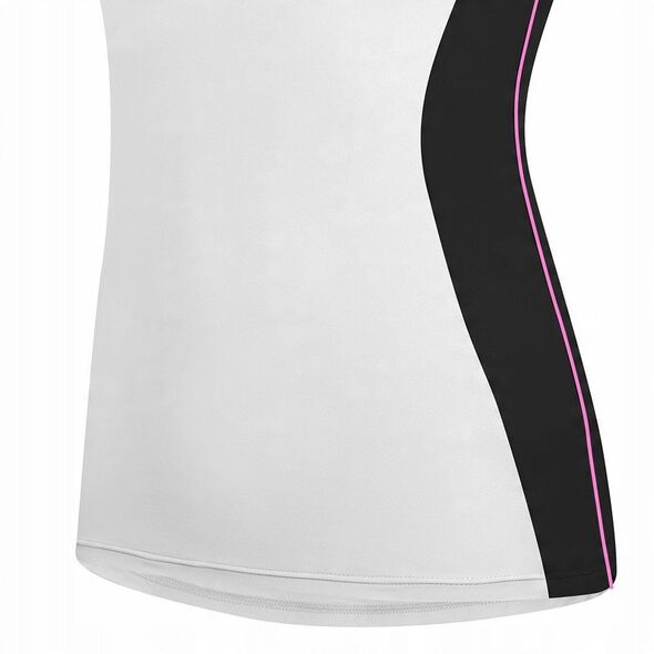 Damska koszulka rowerowa zeroRH+ Mirage W WHITE-BLACK-DEEP PINK - M