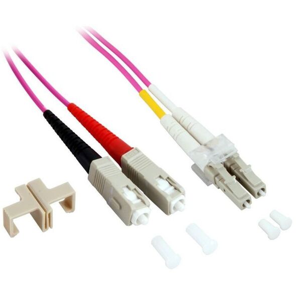 Patchcord światłowodowy OM4 50/125 MM SC-LC Duplex 3m