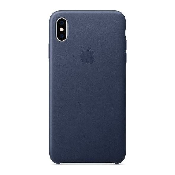 Apple iPhone XS Max Leather Case midnight blue