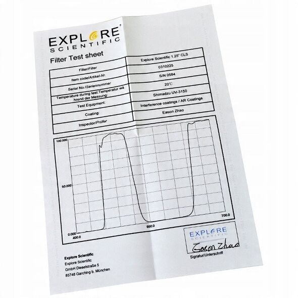 Φίλτρο Explore Scientific CLS 1,25"