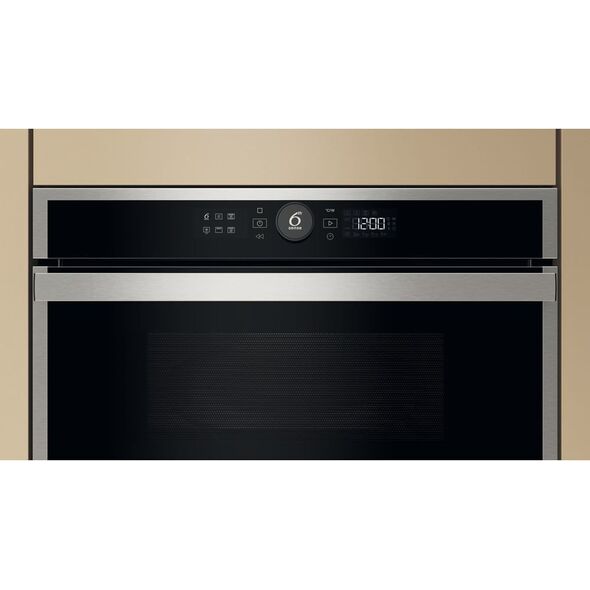 Whirlpool 31 L 1000 W από ανοξείδωτο χάλυβα - Εντοιχιζόμενος φούρνος μικροκυμάτων με γκριλ