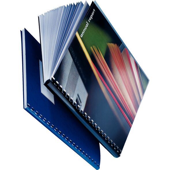Leitz 35040, Black, 25 sheets, Plastic, A4, 6 mm, 6 mm