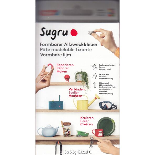 tesa Sugru εύπλαστη κόλλα γενικής χρήσης 8 τεμάχια πολύχρωμο