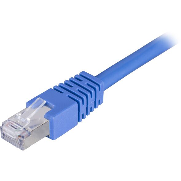 Deltaco FTP Cat6 - 1m, 1 m, Cat6, RJ-45, RJ-45, Blue