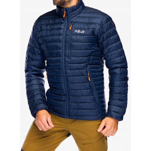 Kurtka microlight alpine-deep ink-marmalade-m RAB