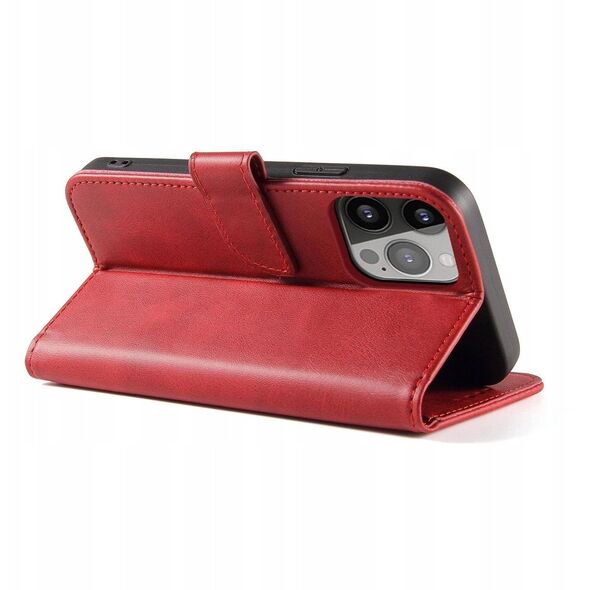 Etui Magnet Case z klapką do Samsung Galaxy S25 - czerwone
