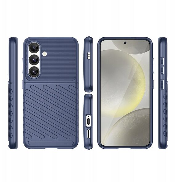 Thunder Case etui do Samsung Galaxy S25 silikonowy pancerny pokrowiec - niebieski