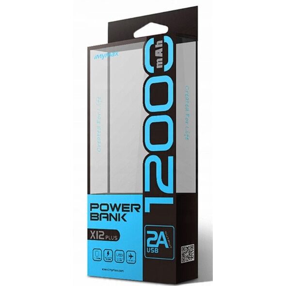 iMYMAX X12 Plus Power Bank 12000 mAh