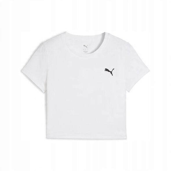 Puma moteriški marškinėliai ESS, balti