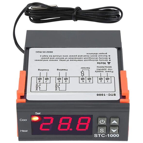 Termostat 230V STC-1000