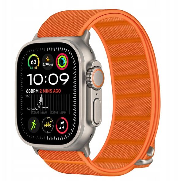 TECH-PROTECT NYLON SLIP APPLE WATCH 6 / 7 / 8 / 9 / 10 / SE / ULTRA 1 / 2 (44 / 45 / 46 / 49 MM) ORANGE