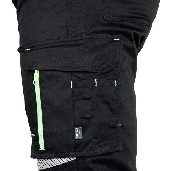 Spodnie robocze Mix&Match, czarne, rozmiar XL