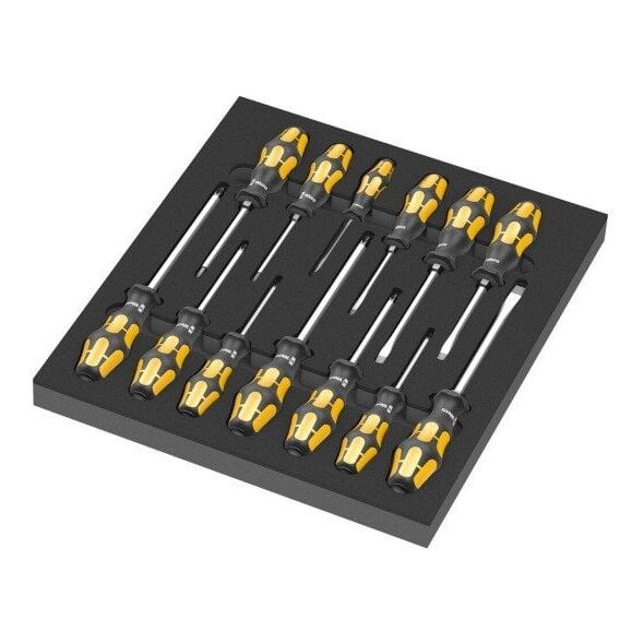 Wera 9714 Schaumstoffeinlage Der Schraubmeißel Dreher Set 1