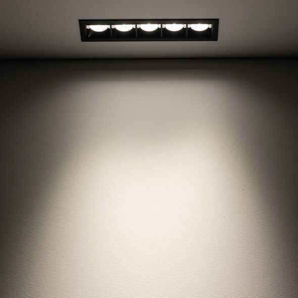 Nowodvorski Midi 10062 φωτιστικό χωνευτό downlight 5x20W LED μαύρο