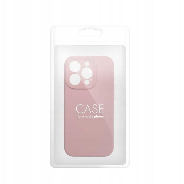 Futerał SILICONE 2mm do IPHONE 15 pudrowy róż