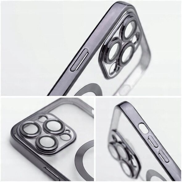 Futerał ELECTRO MAG COVER kompatybilny z MagSafe do IPHONE SE 2025 srebrny