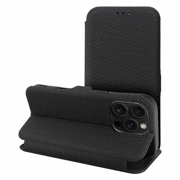 Kabura FOLIO Side Magnet do IPHONE 16 PRO czarny