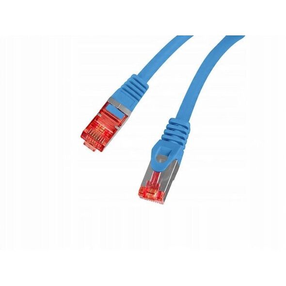 PATCHCORD KAT.6 S/FTP LSZH CU 15M NIEBIESKI FLUKE PASSED LANBERG