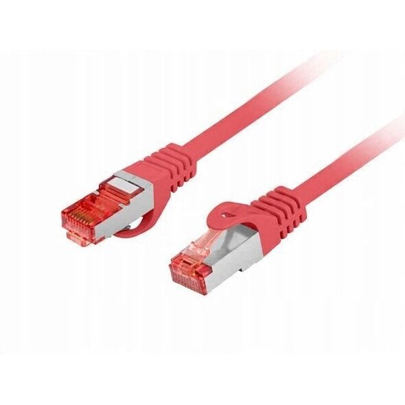 PATCHCORD KAT.6 S/FTP LSZH CU 15M CZERWONY FLUKE PASSED LANBERG