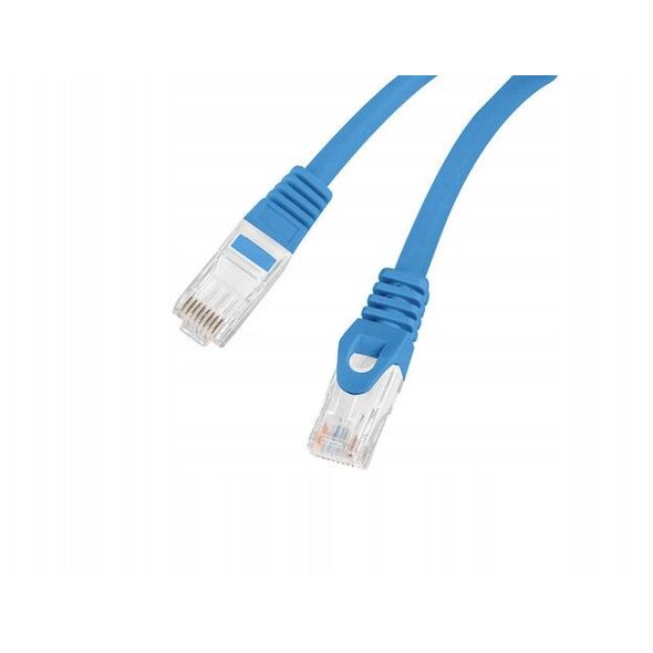 PATCHCORD KAT.6 UTP LSZH CU 10M NIEBIESKI FLUKE PASSED LANBERG