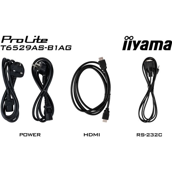 IIYAMA T6529AS-B1AG 165,1εκ 65ίντσες All-In-One Διαδραστική Οθόνη 3840x2160 4K UHD 4GB RAM 32GB Αποθήκευση Android 14 2xHDMI+USB-C