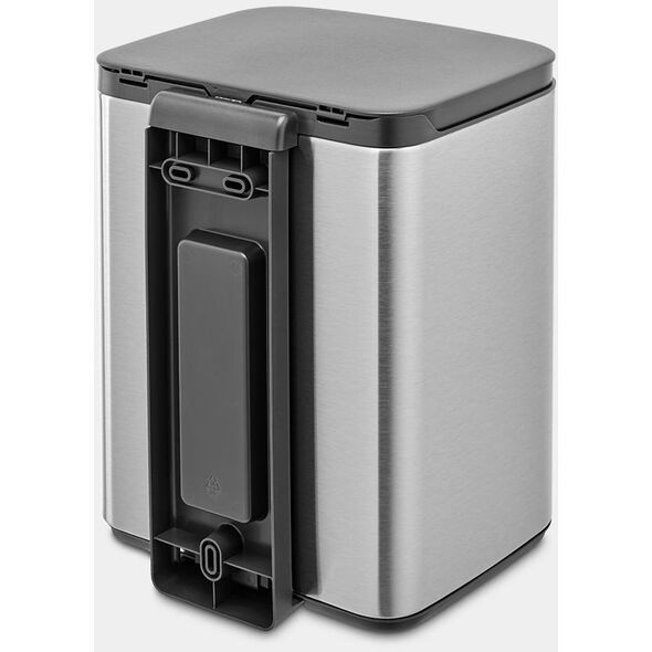 Κάδος Brabantia BO 7 Λίτρων Ματ Ατσάλι Ανθεκτικός στα Δακτυλικά Αποτυπώματα