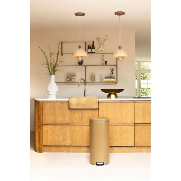 Κάδος Απορριμμάτων Brabantia NewIcon 30 Λίτρων Warm Brass