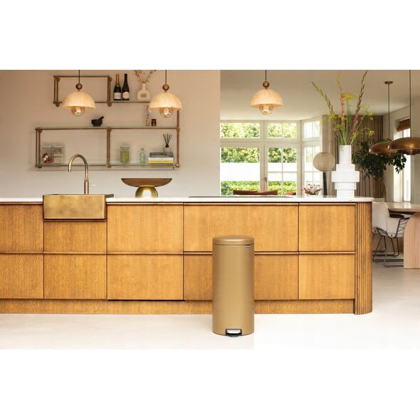 Κάδος Απορριμμάτων Brabantia NewIcon 30 Λίτρων Warm Brass