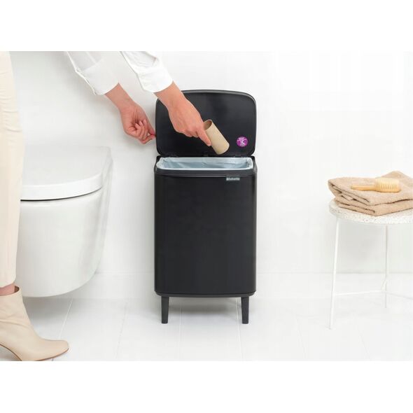 Κάδος απορριμμάτων Brabantia BO HI 12 l Μαύρο Ματ