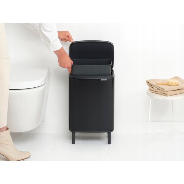 Κάδος απορριμμάτων Brabantia BO HI 12 l Μαύρο Ματ