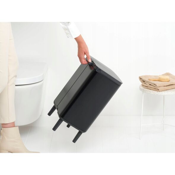 Κάδος απορριμμάτων Brabantia BO HI 12 l Μαύρο Ματ