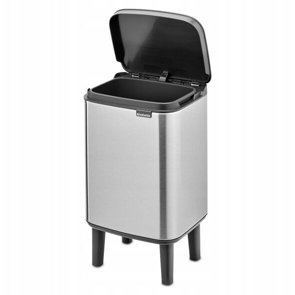 Brabantia BO Κάδος απορριμμάτων HI 4 l Ματ Ατσάλι Ανθεκτικό στις Δαχτυλιές