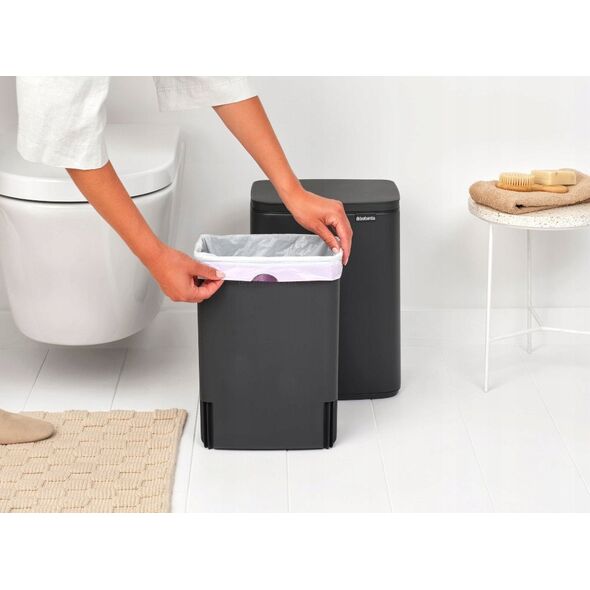 Κάδος Brabantia BO 12 λίτρων Ματ Άπειρο Γκρι