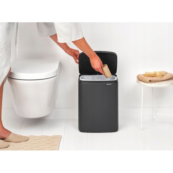 Κάδος Brabantia BO 12 λίτρων Ματ Άπειρο Γκρι