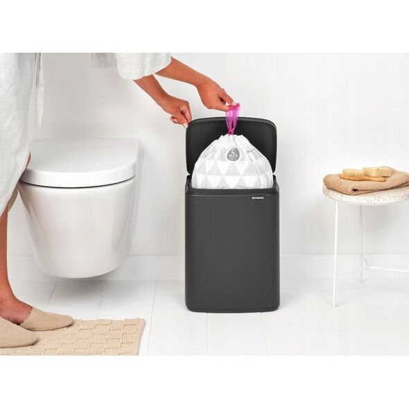 Κάδος Brabantia BO 12 λίτρων Ματ Άπειρο Γκρι