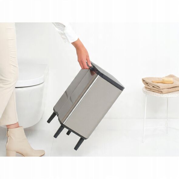 Κάδος Brabantia BO HI 12 l Matt Steel Fingerprint Proof