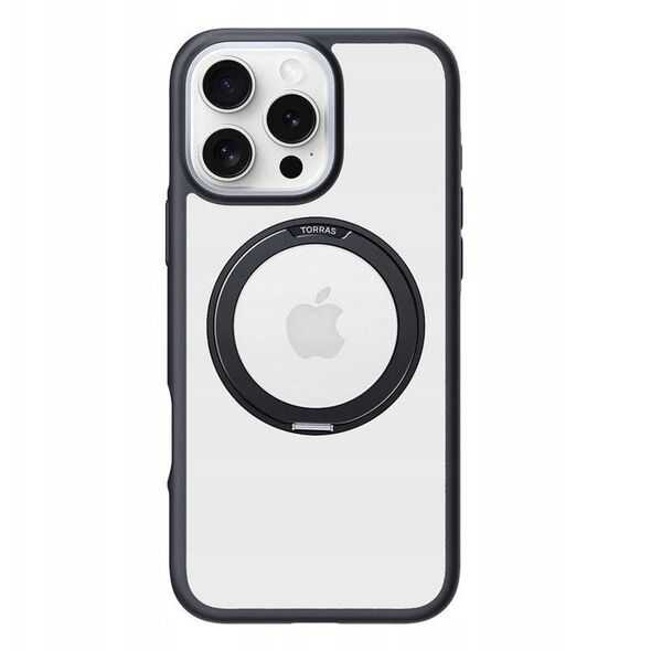 Θήκη Torras Ostand R Fusion για iPhone 16 Pro (Μαύρο)