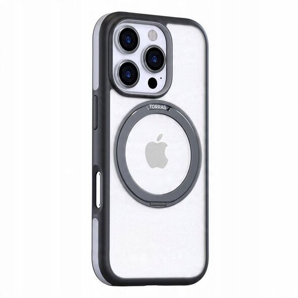 Θήκη Torras Ostand R Fusion για iPhone 16 Pro (Μαύρο)