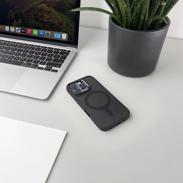 Etui Fashion Case με MagSafe για iPhone 16e - μαύρο