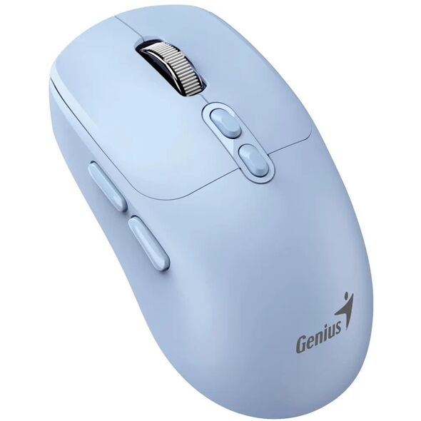 GENIUS ποντίκι NX-8080S BT/ διπλό Bluetooth + 2,4GHz/ 1600 dpi/ Copilot/ ασύρματο/ αθόρυβο/ μπλε