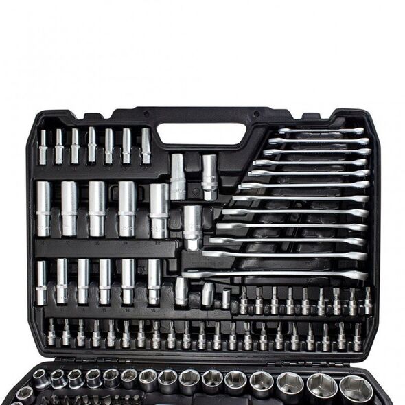 Σετ εργαλείων 216 τεμ. 1/4", 3/8", 1/2" (εξάγωνο) (4-32mm) PREMIUM